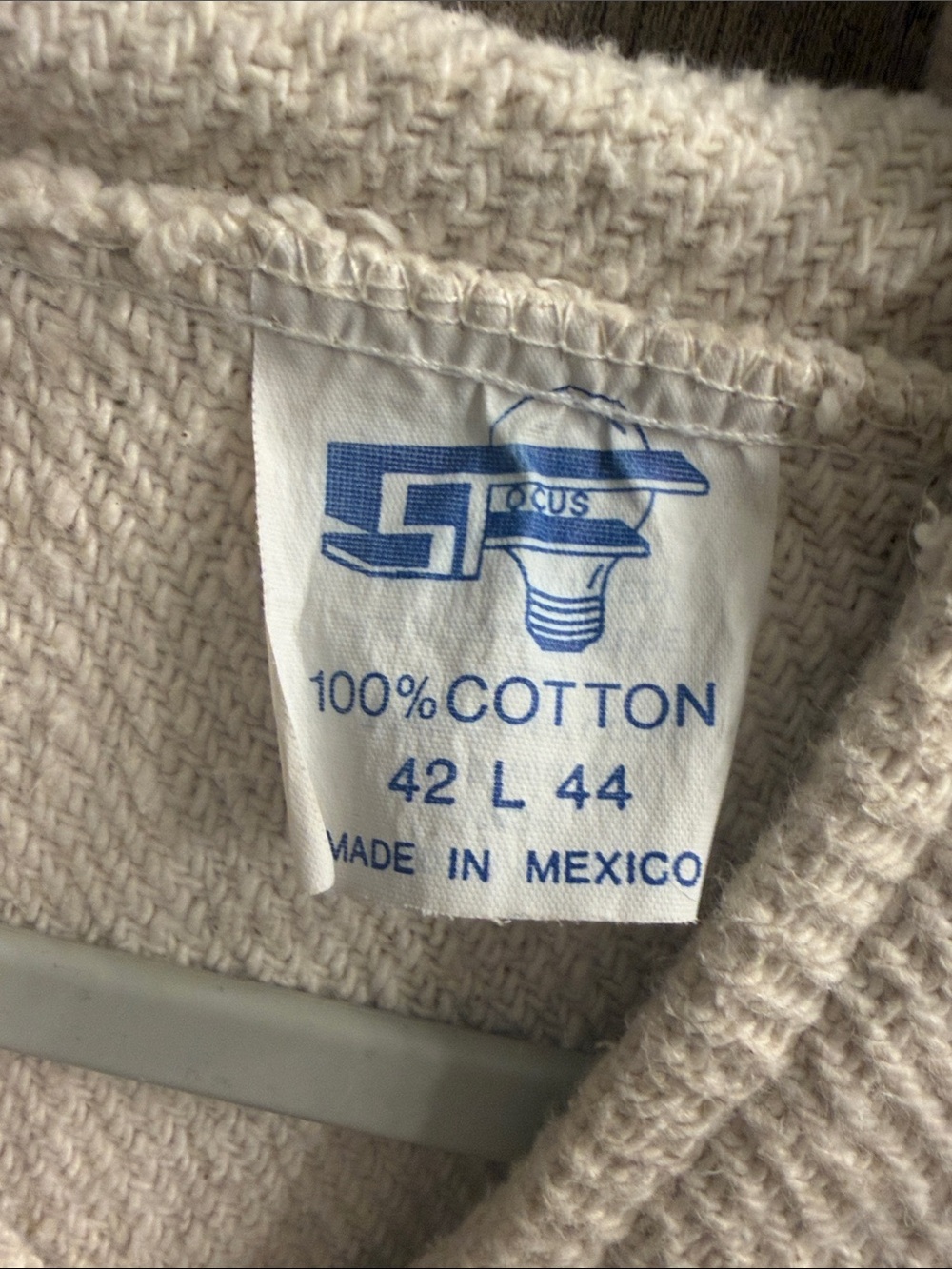 Cream Baja Molina Hoodie with Sunset Mushroom Peace back Graphic jrs small med - Picture 3 of 9